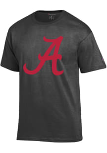Champion Alabama Crimson Tide Charcoal Big Logo Short Sleeve T Shirt