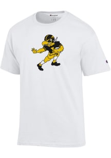 Champion Iowa Hawkeyes White Number One Football Short Sleeve T Shirt