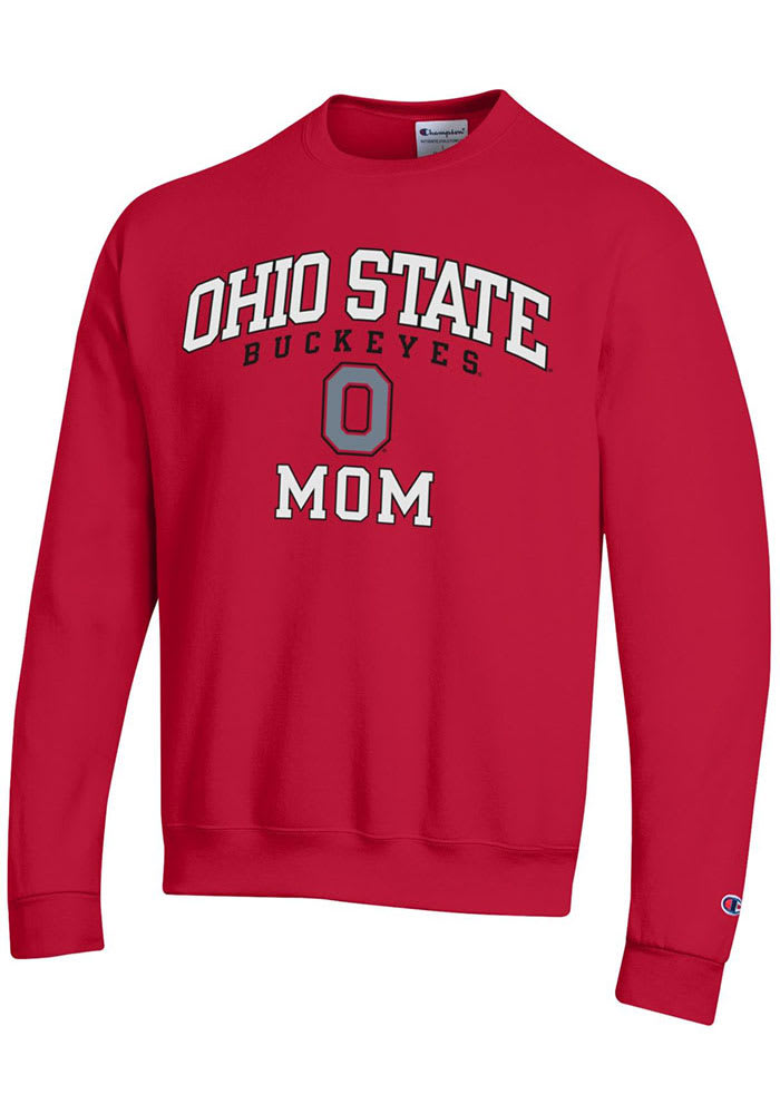 Ohio State Buckeyes Mom Arch Gray Officially Licensed Pullover Hoodie