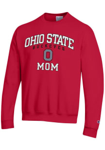 Champion Ohio State Buckeyes Womens Black Mom Crew Sweatshirt