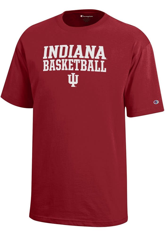 Champion Indiana Hoosiers Youth CARDINAL Basketball Short Sleeve Tee