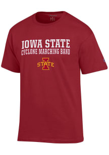 Champion Iowa State Cyclones Cardinal Cyclone Marching Band Short Sleeve T Shirt
