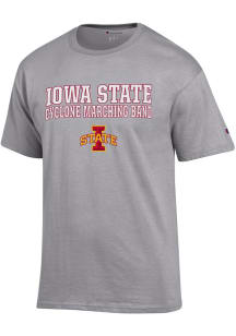 Champion Iowa State Cyclones Grey Cyclone Marching Band Short Sleeve T Shirt