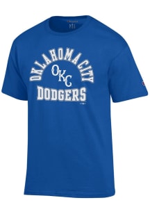Champion Oklahoma City Dodgers Blue Jersey Short Sleeve T Shirt