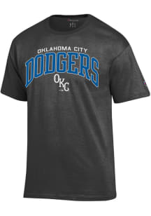 Champion Oklahoma City Dodgers Grey Jersey Short Sleeve T Shirt