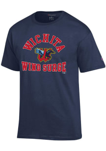 Champion Wichita Wind Surge Navy Blue Jersey Short Sleeve T Shirt