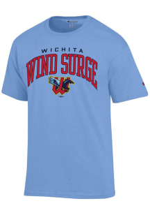 Champion Wichita Wind Surge Light Blue Jersey Short Sleeve T Shirt