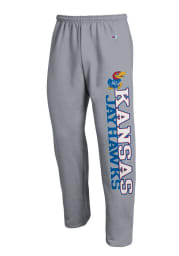 Champion Kansas Jayhawks Mens Grey Kansas Sweatpants