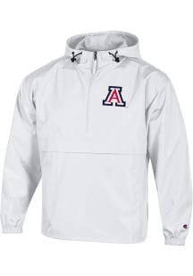 Champion Arizona Wildcats Mens White Primary Team Logo Light Weight Jacket