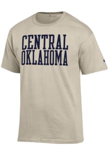 Champion Central Oklahoma Bronchos Oatmeal Arch Name Short Sleeve T Shirt