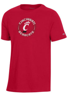 Champion Cincinnati Bearcats Youth Red Circle Mascot Short Sleeve T-Shirt