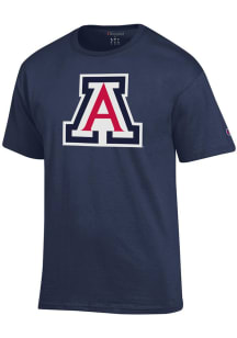Champion Arizona Wildcats Navy Blue Primary Team Logo Short Sleeve T Shirt