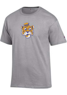 Champion LSU Tigers Grey Vintage Short Sleeve T Shirt
