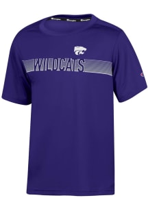 Champion K-State Wildcats Youth Purple Impact Short Sleeve T-Shirt