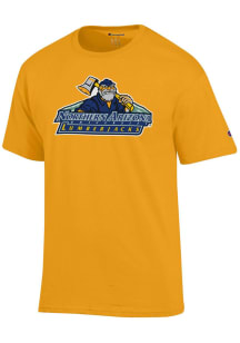 Champion Northern Arizona Lumberjacks Gold Vintage Logo Short Sleeve T Shirt
