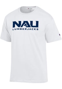 Champion Northern Arizona Lumberjacks White Alt Logo Short Sleeve T Shirt
