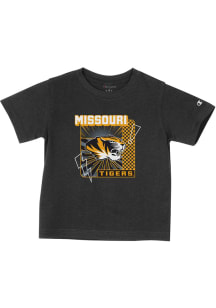 Champion Missouri Tigers Toddler Black Lightning Short Sleeve T-Shirt