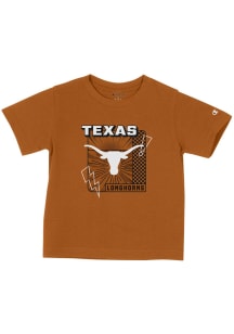 Champion Texas Longhorns Toddler Burnt Orange Lightning Short Sleeve T-Shirt