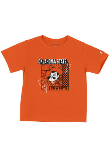 Champion Oklahoma State Cowboys Toddler Orange Lightning Short Sleeve T-Shirt