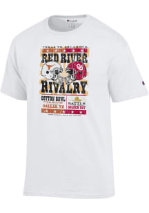 Champion White Red River Head To Head Short Sleeve T Shirt