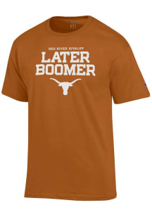 Champion Texas Longhorns Burnt Orange Red River Later Boomer Short Sleeve T Shirt