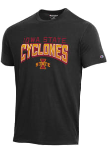 Champion Iowa State Cyclones Black Stadium Clear Gel Short Sleeve T Shirt