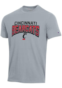 Cincinnati Bearcats Grey Champion Stadium Clear Gel Short Sleeve T Shirt