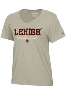 Champion Lehigh University Womens Brown Core Short Sleeve T-Shirt