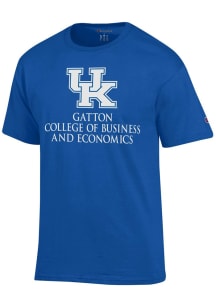 Champion Kentucky Wildcats Blue Gatton College of Business and Economics Short Sleeve T Shirt