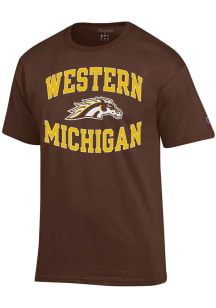 Champion Western Michigan Broncos Brown Cotton Short Sleeve T Shirt