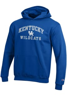 Champion Kentucky Wildcats Youth Blue No 1 Long Sleeve Hoodie