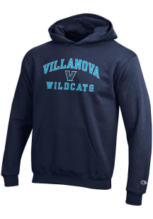 Champion Villanova Wildcats Youth Navy Blue No 1 Long Sleeve Hoodie