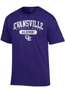 Champion Evansville Purple Aces Purple Alumni Short Sleeve T Shirt