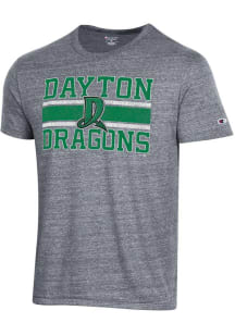 Champion Dayton Dragons Grey Tri-Blend Short Sleeve Fashion T Shirt