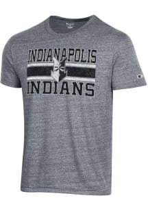 Champion Indianapolis Indians Grey Tri-Blend Short Sleeve Fashion T Shirt