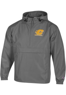 Champion Central Michigan Chippewas Mens Charcoal Packable Light Weight Jacket