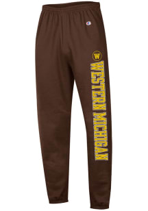 Mens Western Michigan Broncos Brown Champion Banded Sweatpants