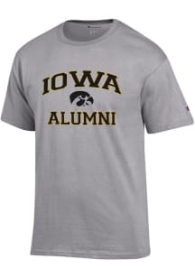 Champion Iowa Hawkeyes Charcoal Number One Alumni Short Sleeve T Shirt