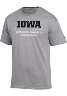 Champion Iowa Hawkeyes Charcoal College of Liberal Arts and Sciences Short Sleeve T Shirt