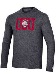 Champion Ohio State Buckeyes Charcoal Camo OSU Military Appreciation Long Sleeve T Shirt