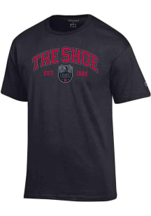 Champion Ohio State Buckeyes Black The Shoe Ohio Stadium Short Sleeve T Shirt
