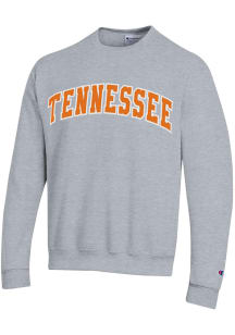 Champion Tennessee Volunteers Mens Grey Arch Name Long Sleeve Crew Sweatshirt