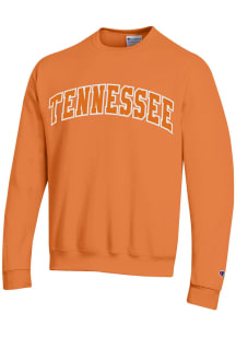Champion Tennessee Volunteers Mens Orange Arch Name Long Sleeve Crew Sweatshirt