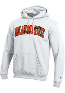 Champion Oklahoma State Cowboys Mens White Arch Name Long Sleeve Hoodie