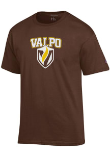 Champion Valparaiso Beacons Brown Arch Mascot Short Sleeve T Shirt