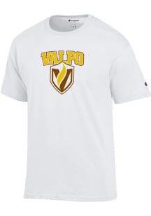 Champion Valparaiso Beacons White Primary Logo Short Sleeve T Shirt
