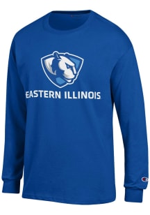 Champion Eastern Illinois Panthers Blue Arch Mascot Long Sleeve T Shirt