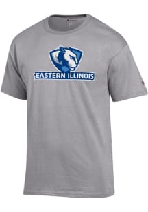 Champion Eastern Illinois Panthers Grey Number 1 Design Short Sleeve T Shirt