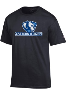 Champion Eastern Illinois Panthers Black Number 1 Design Short Sleeve T Shirt