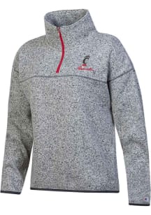 Womens Cincinnati Bearcats Grey Champion Arctic Qtr Zip